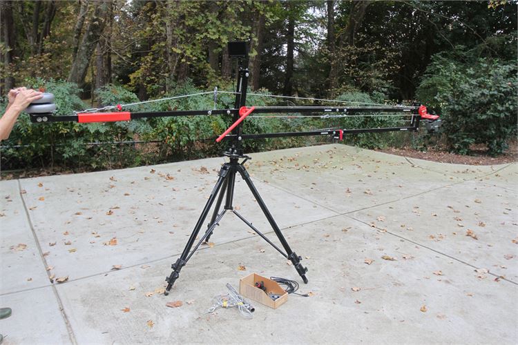 8' camera crane or jib (custom made) does NOT come with tripod (sold separately)