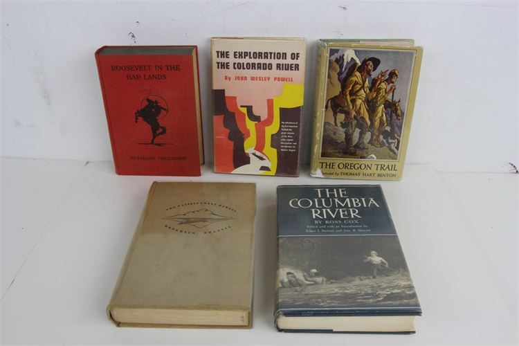 Group of Five Books on Exploring the West