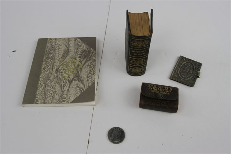 Three Miniature Books and a Catalog
