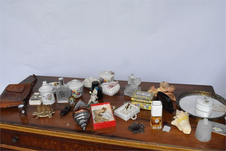 Group Lot of Decorative Accessories & Jewelry