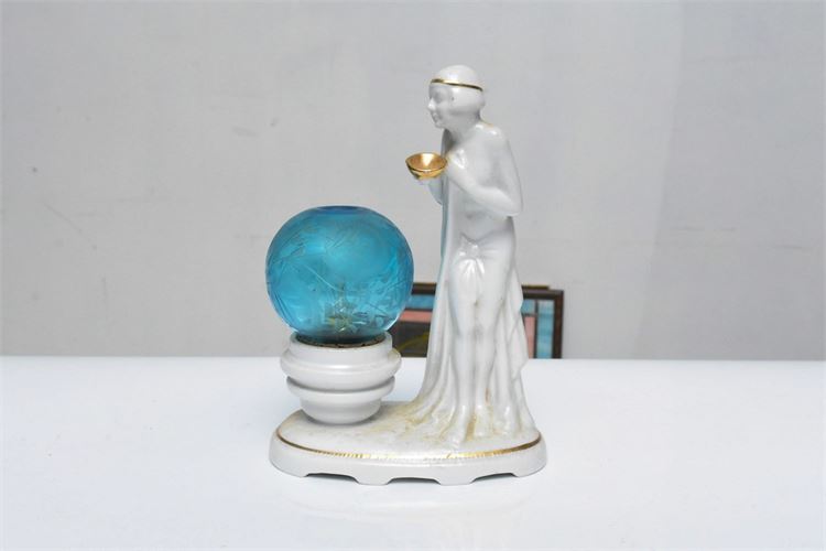 Figural Porcelain Lamp