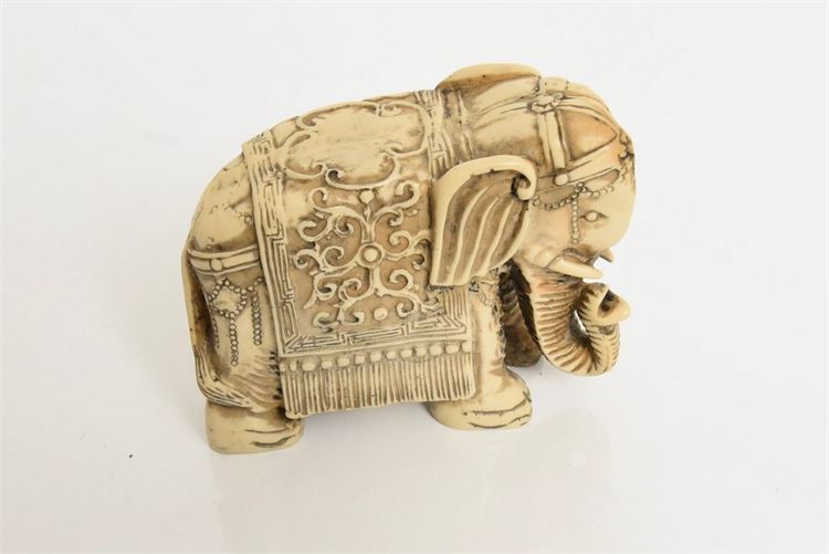 Indian Style Carved Elephant