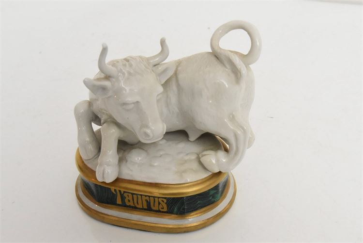 Blanc de Chine Porcelain Figure of a Bull