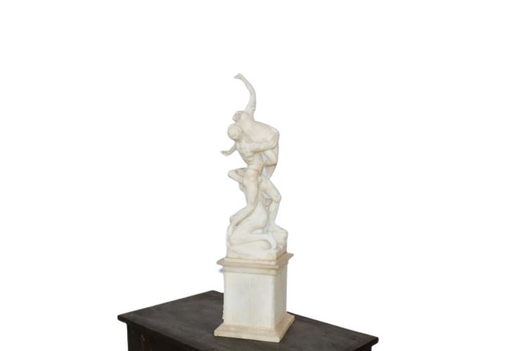 GIAMBOLOGNA (after), "Rape of a Sabine Woman" Marble Reduction