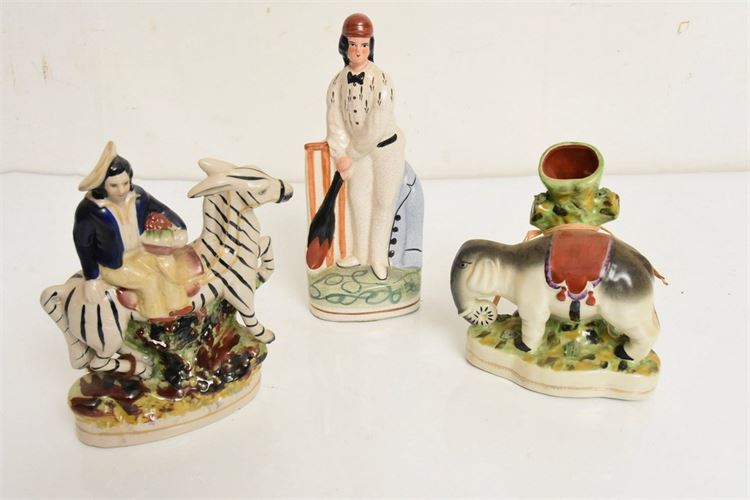 Assorted Staffordshire Figurines
