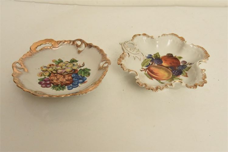 Two (2) Porcelain Fruit Plates