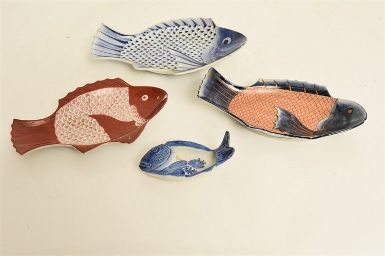 Antique Chinese Porcelain Fish Shaped Dish