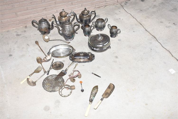 Group Lot of Silver Plate