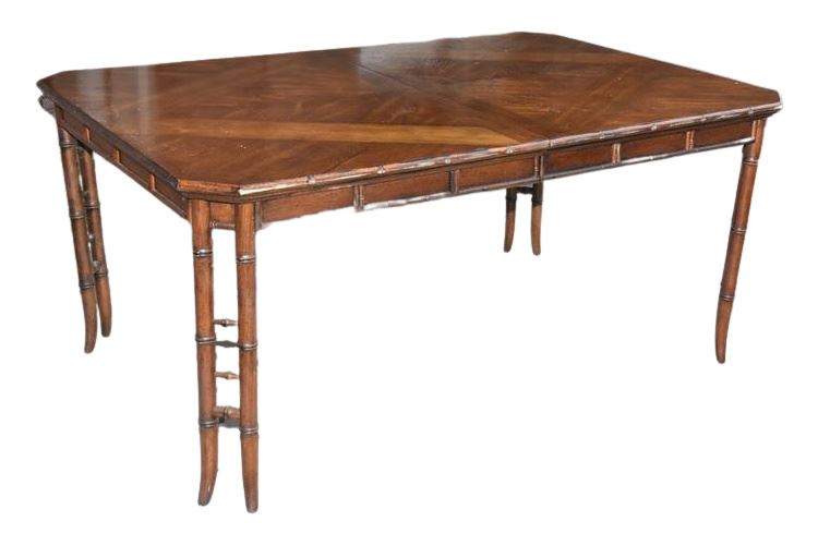 CENTURY FURN. Faux Bamboo  Dining Table