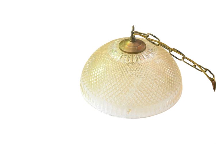 Cut Glass Pendant Light