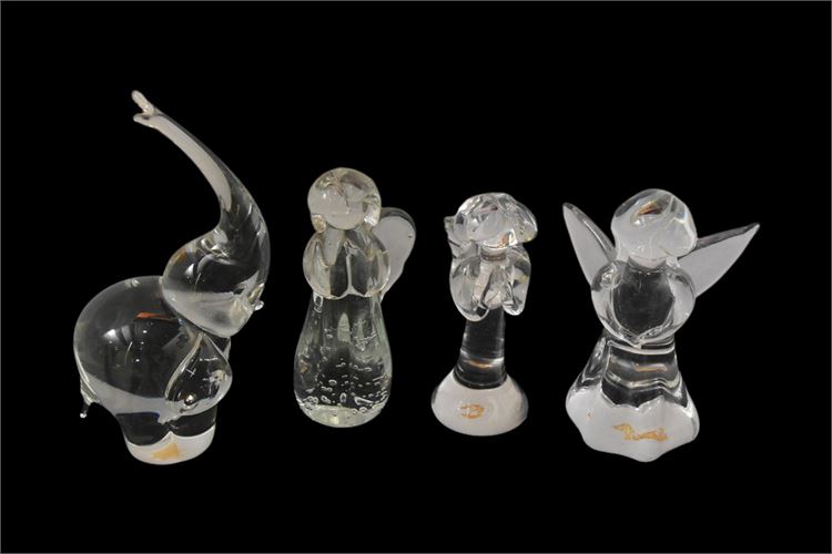 Companies Estate Sales - Group of Glass Figures