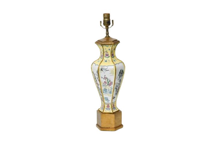 Chinese Porcelain Vase Mounted as Lamp