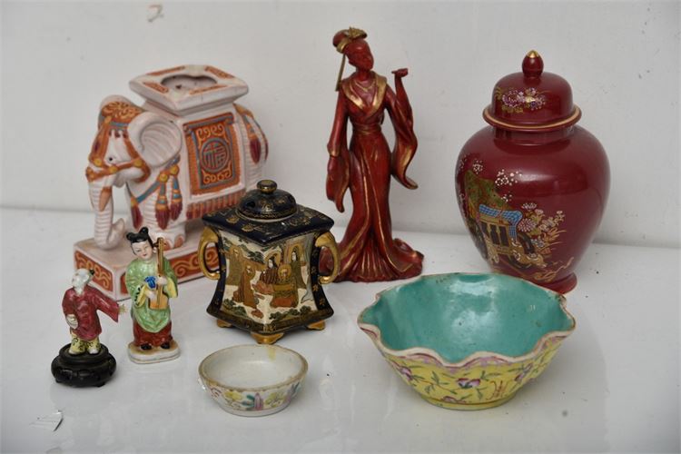 Group Lot Asian Decorative Accessories