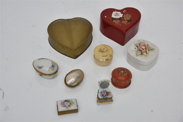 Group Lot Decorative Boxes