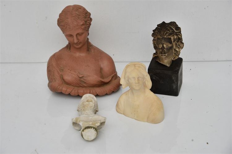 Group Four Decorative Busts