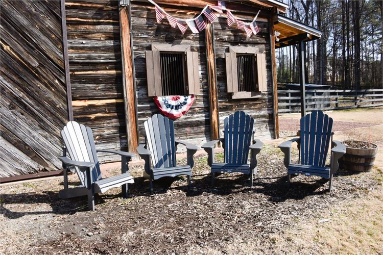 Four (4) Leisure Line All Weather Adirondack Chairs