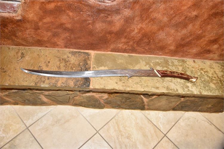 Decorative Sword With Arabic Inscription