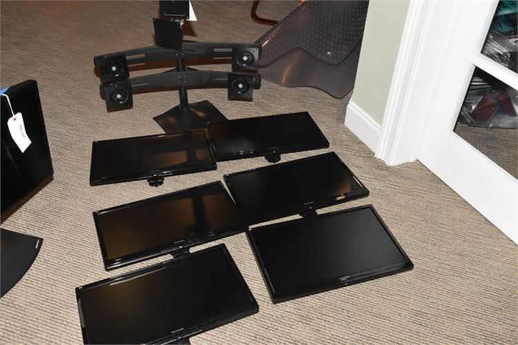 Six Monitors and Stand