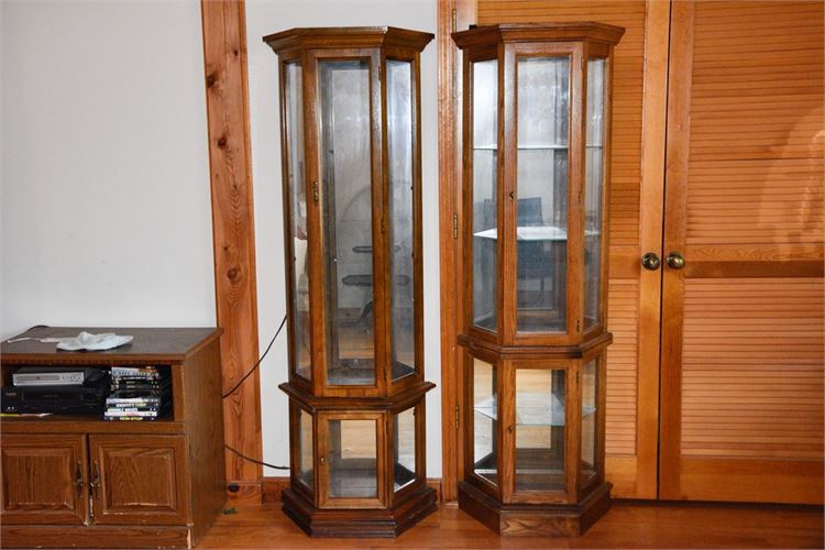 Two (2) Vitrine Cabinets