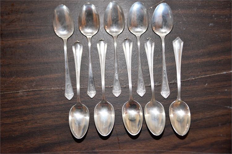 Sterling Silver Spoons Two Patterns