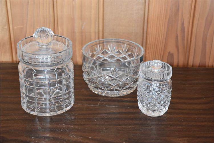 Three (3) Pieces Waterford Glass