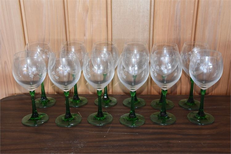 Cactus Themed Wine Glasses