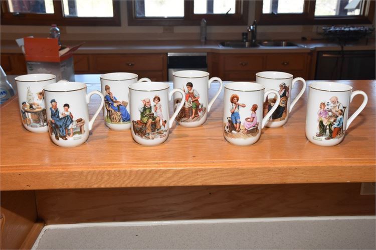 Norman Rockwell Cups