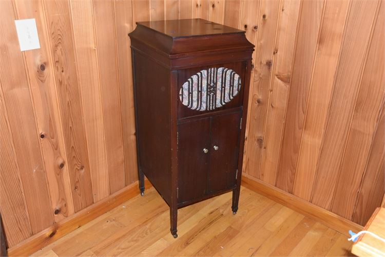 Brunswick Mahogany Cased Standing Phonograph