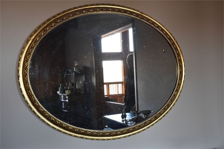 Oval Gilt Mirror