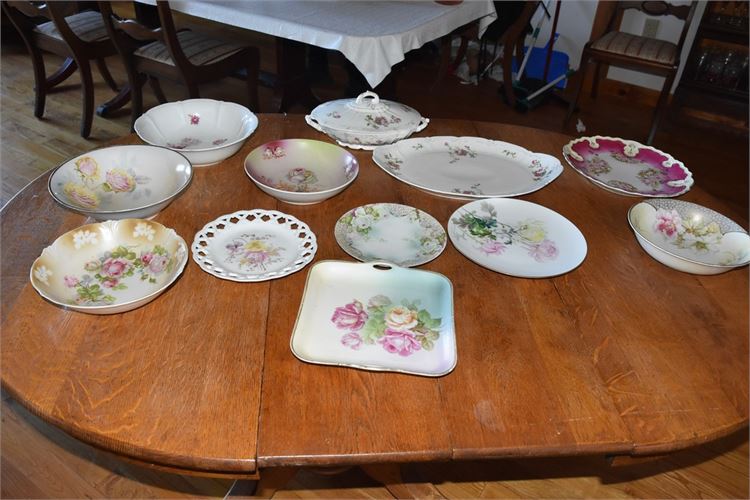 Floral and Hand Painted China