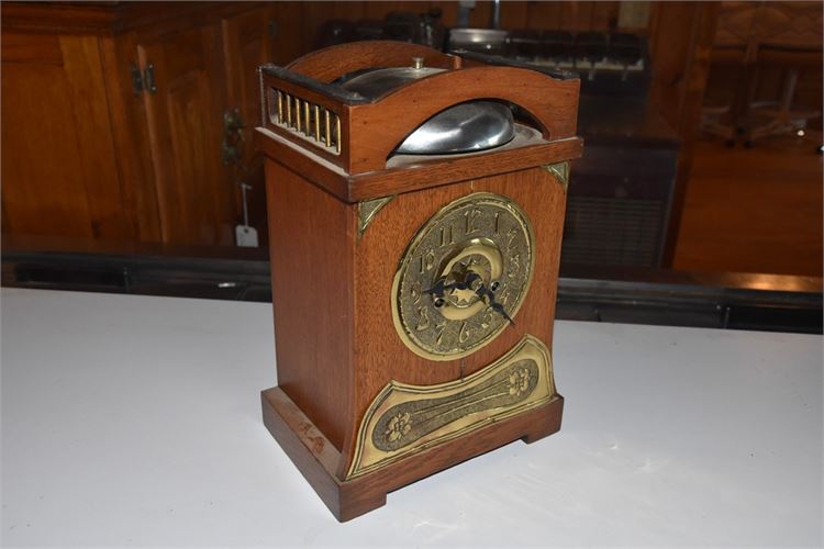 Antique Oak Bell Chime Clock