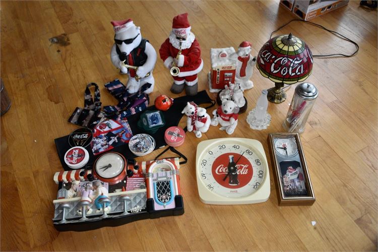 Santa and Coca Cola Related Objects
