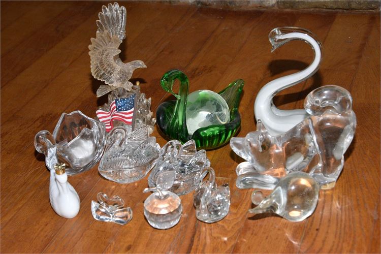Glass and Crystal Animal Figures