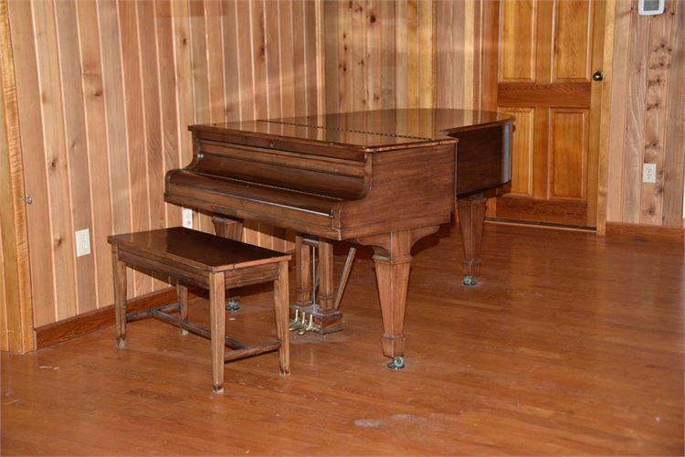 Kimball Mahogany Case Baby Grand Piano
