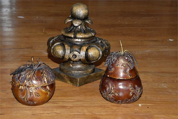 Three (3) Decorative Objects