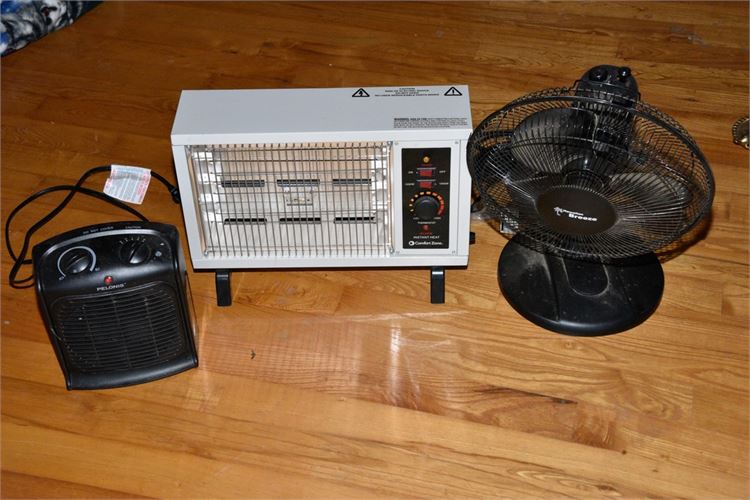 Two Heaters and a Fan