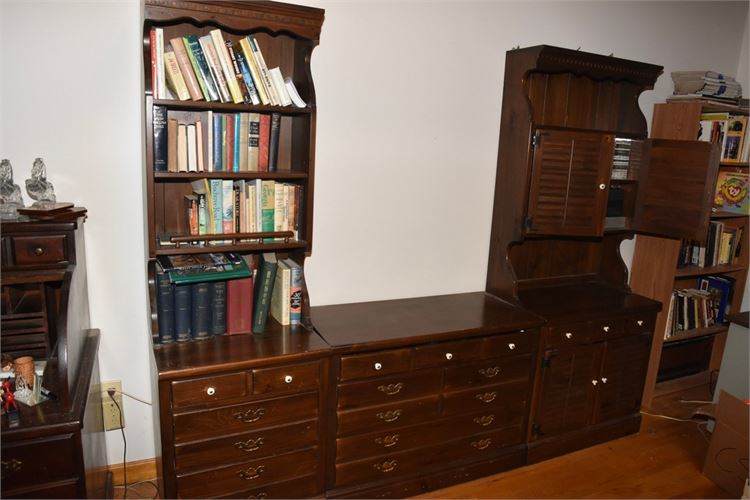 Pine Dresser and Shelf Unit