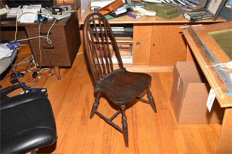 Windsor Style Chair Mahogany