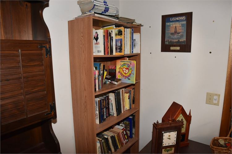Shelf with Novels and Books