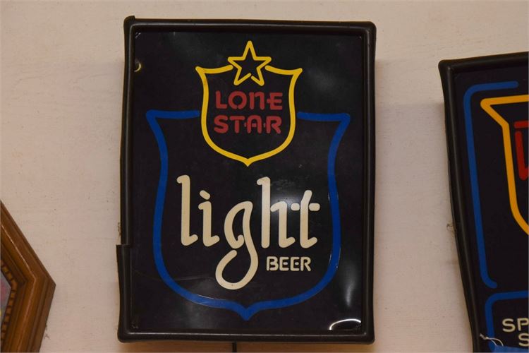 LONE STAR BEER Advertising Sign