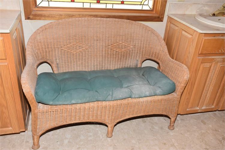 Wicker Loveseat