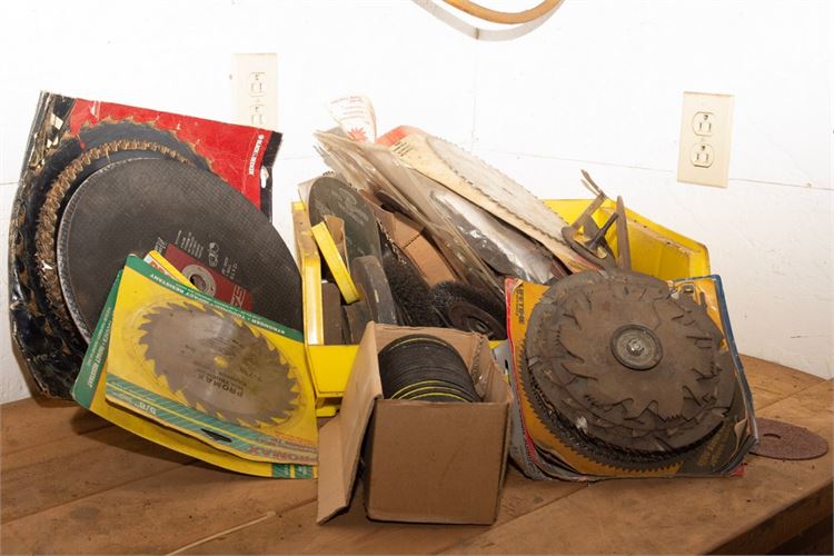 Group Lot Of Saw Blades