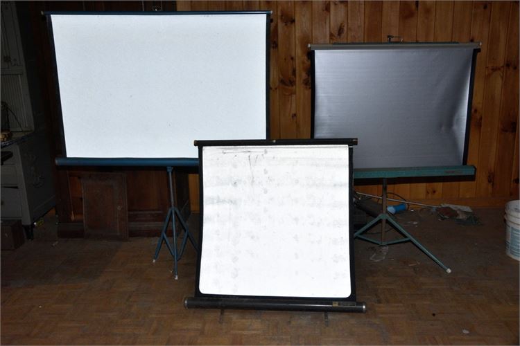 Three (3) Projector Screens