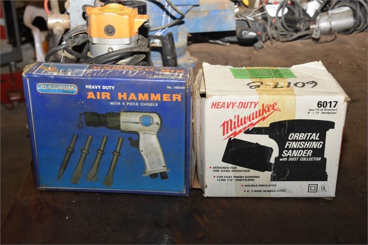 Air Hammer and Finishing Sander