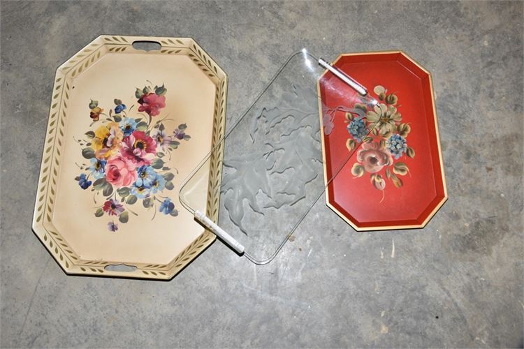 Three (3) Decorative Trays