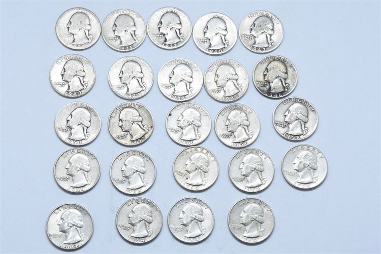 1935 - 64 Silver Washington Head Quarters