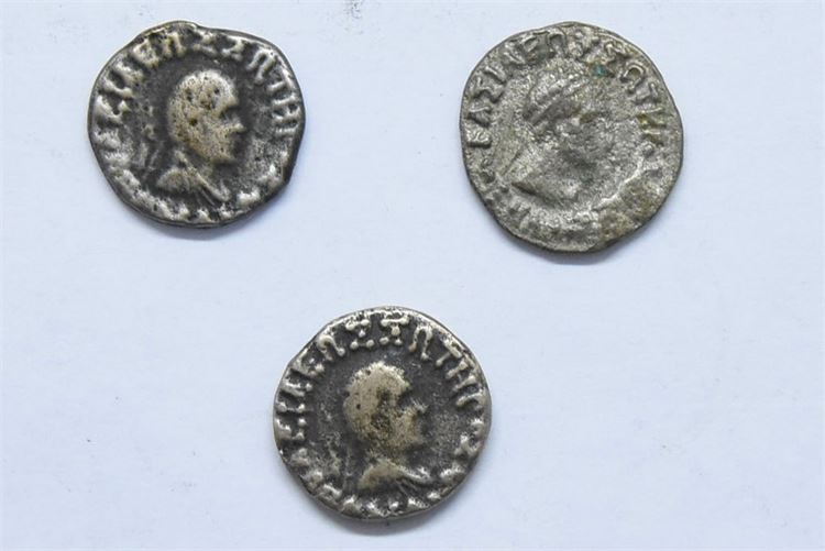 Three (3) Silver Greek Or roman Cons