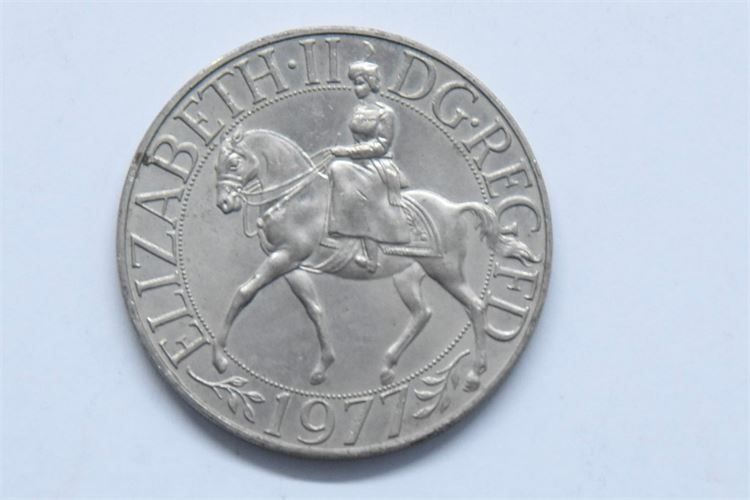 1997 Great Britain Elizabeth II Silver 25 Pence Coin