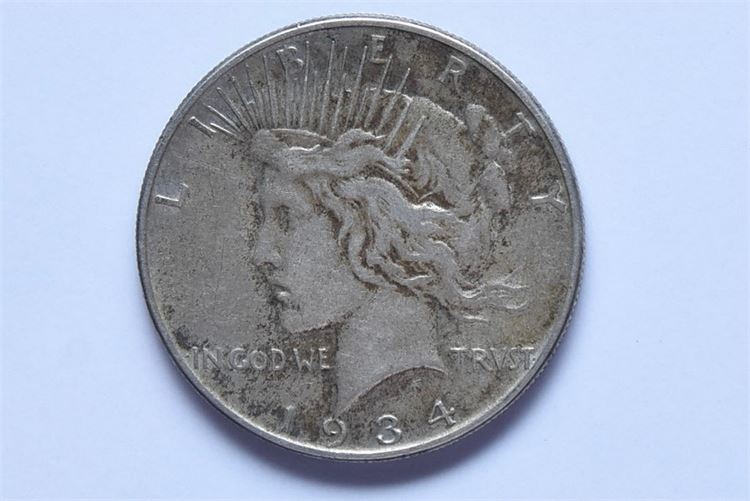 1934 Silver Dollar