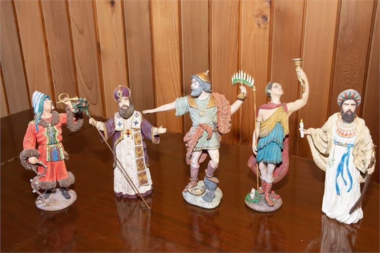 Five (5) DUNCAN ROYALE FIGURINES